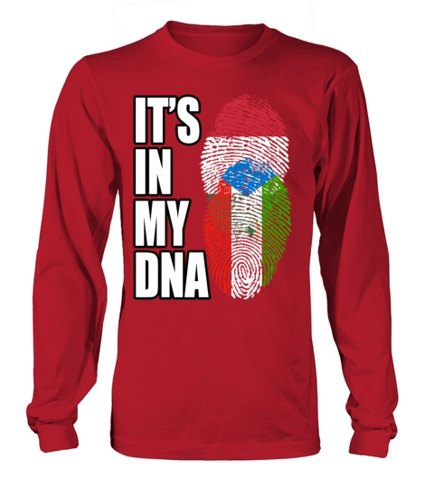 Hungarian And Equatorial Guinean Mix Heritage DNA Long sleeved Unisex