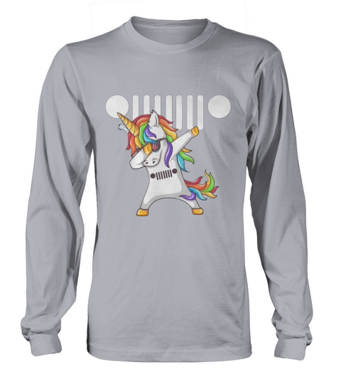 Jeep Unicorn Dabbing Long sleeved Unisex