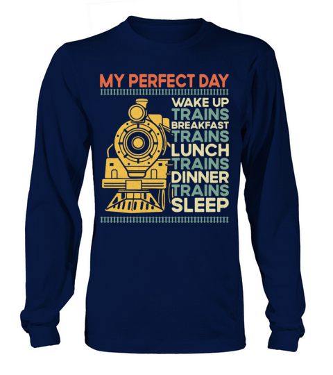 Steam Train Driver Trainspotting Long sleeved Unisex
