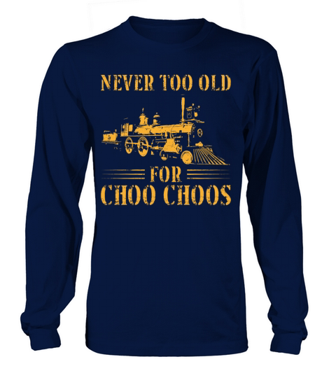 Steam Train Driver Trainspotting Long sleeved Unisex