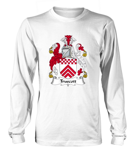 Truscott Family Crest British Family Crests - Coffee Mug (colored) Long sleeved Unisex