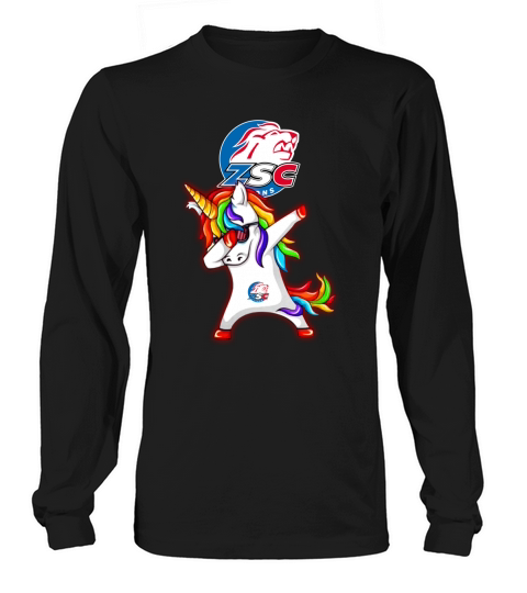 Unicorn dabbing and ZSC lions Long sleeved Unisex