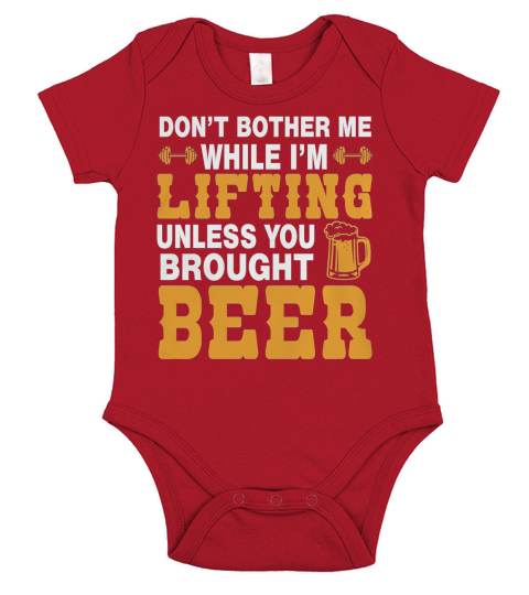 Amazing Tee For Lifting And Beer Lover Gift For Brother Short Sleeve Baby One-Piece