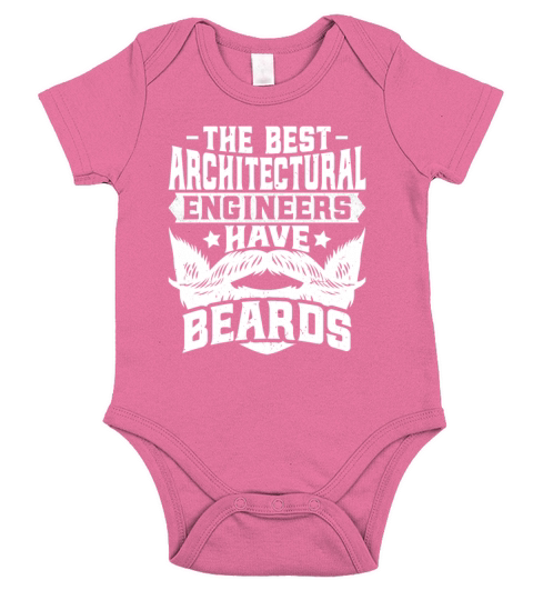 Architectural Engineer - Bearded Architectural Short Sleeve Baby One-Piece