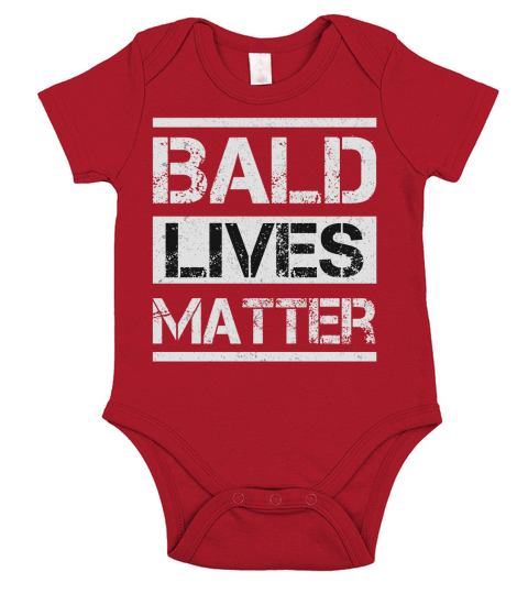 Bald Lives Matter 2020 Short Sleeve Baby One-Piece