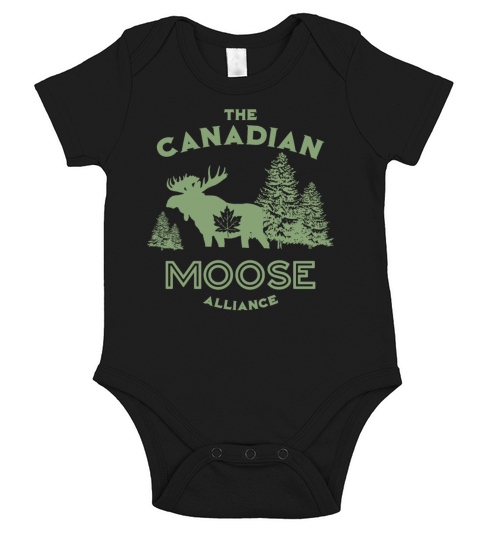 Canadian Moose alliance Short Sleeve Baby One-Piece