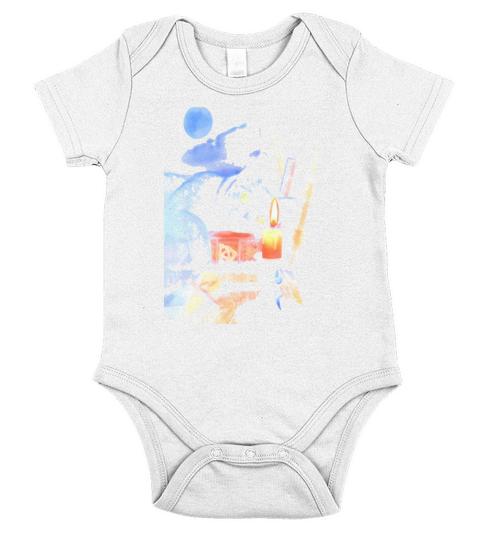 Cat Art Short Sleeve Baby One-Piece