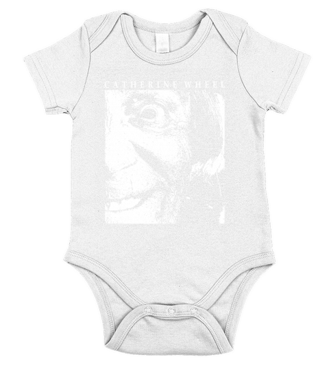 Catherine Wheel Band Tshirt Short Sleeve Baby One-Piece