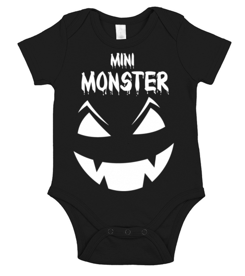 Halloween Monster Short Sleeve Baby One-Piece