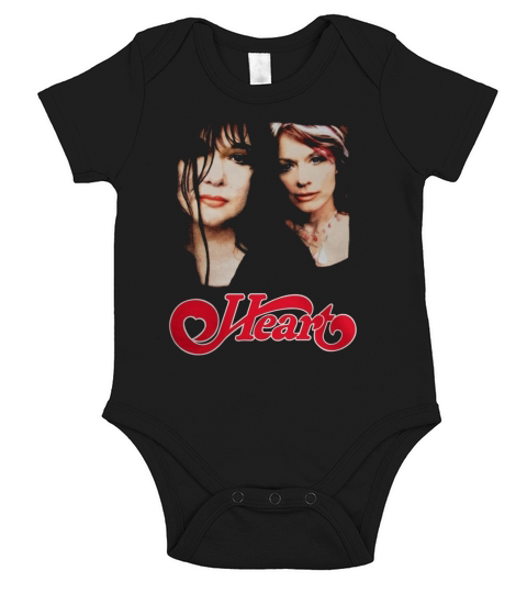 Heart Band T-Shirt Short Sleeve Baby One-Piece