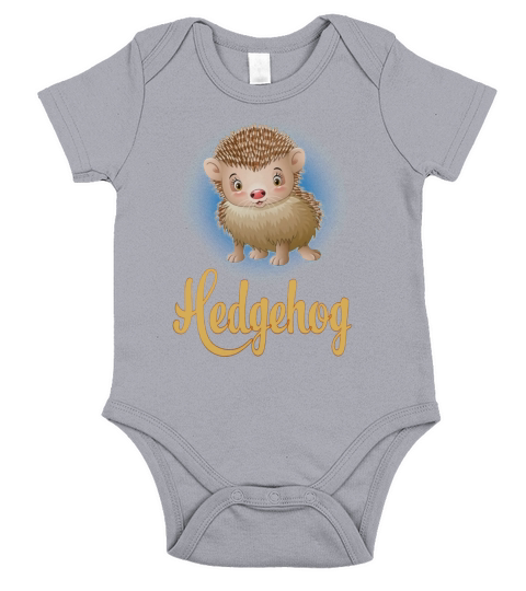 Hedgehog Lover Short Sleeve Baby One-Piece