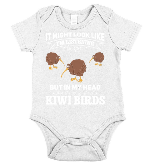 It Might Look Like Im Listening I New Zealand Short Sleeve Baby One-Piece