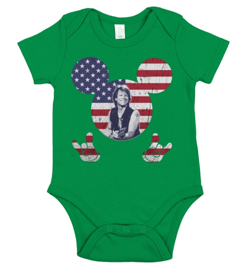 Jon Bon Jovi Short Sleeve Baby One-Piece