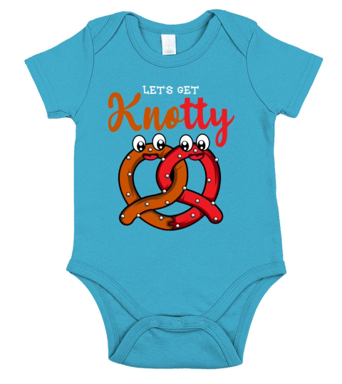 Lets get knotty Boyfriend or Girlfriend Gift Short Sleeve Baby One-Piece