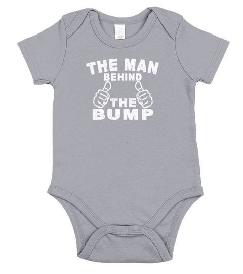 Man behind the bump Short Sleeve Baby One-Piece