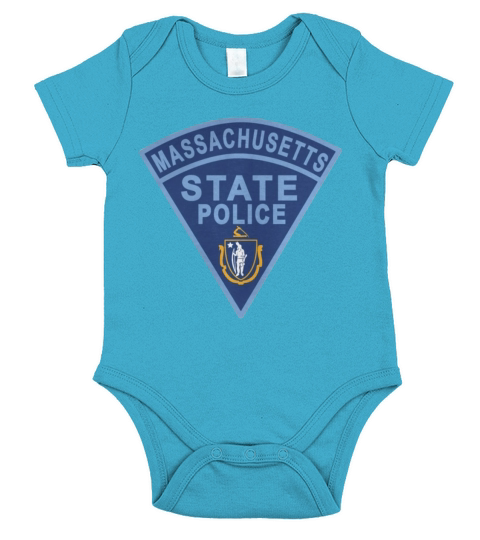 Massachusetts State Police Patch T-Shirts Short Sleeve Baby One-Piece
