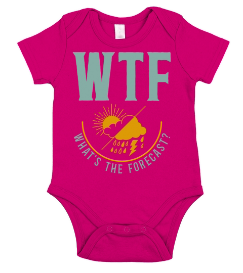 Meteorologist Weather Forecast Short Sleeve Baby One-Piece