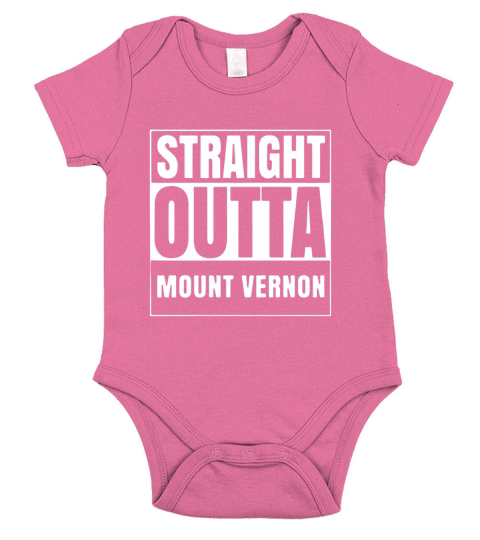 Mount Vernon, New York Short Sleeve Baby One-Piece