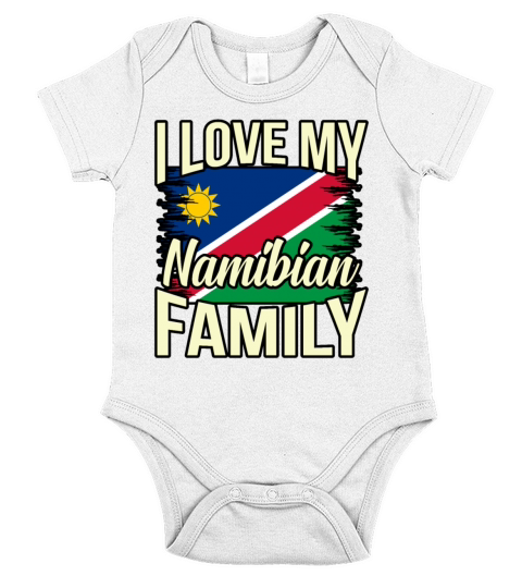 Namibia Flag Vintage Distressed Namibia Short Sleeve Baby One-Piece
