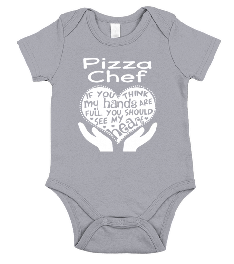 Pizza Chef FFull Hand Short Sleeve Baby One-Piece