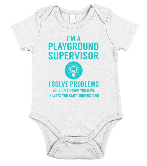 Playground Supervisor Short Sleeve Baby One-Piece