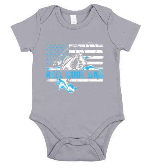 Reel Cool Dad Short Sleeve Baby One-Piece