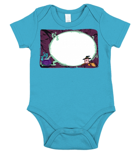 Scary Halloween KDP Daily Notes Short Sleeve Baby One-Piece