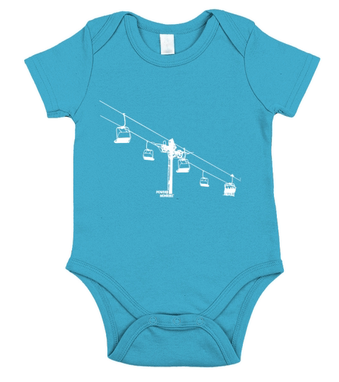 Ski Lift Short Sleeve Baby One-Piece
