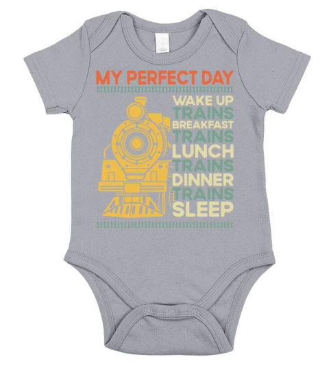Steam Train Driver Trainspotting Short Sleeve Baby One-Piece