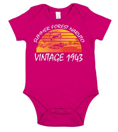 Summer Forest Vintage 1943 Short Sleeve Baby One-Piece