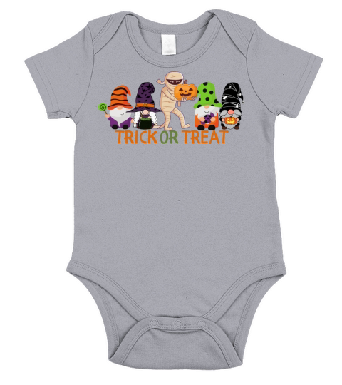 Trick or Treat Gnomes Short Sleeve Baby One-Piece