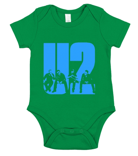 U2 MUSIC BAND Short Sleeve Baby One-Piece