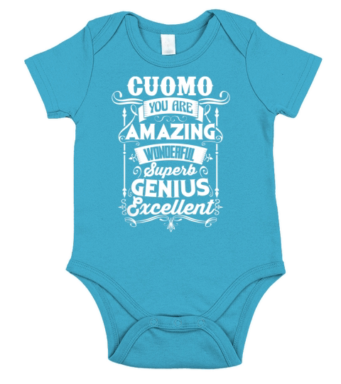 Vintage Tshirt for CUOMO Short Sleeve Baby One-Piece