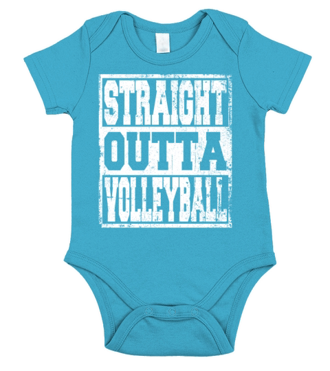 Volleyball Saying funny Short Sleeve Baby One-Piece