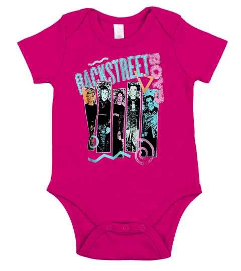 Wir alle lieben Backstreet Boys Short Sleeve Baby One-Piece