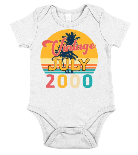 Year Of Construction July 2000 Short Sleeve Baby One-Piece