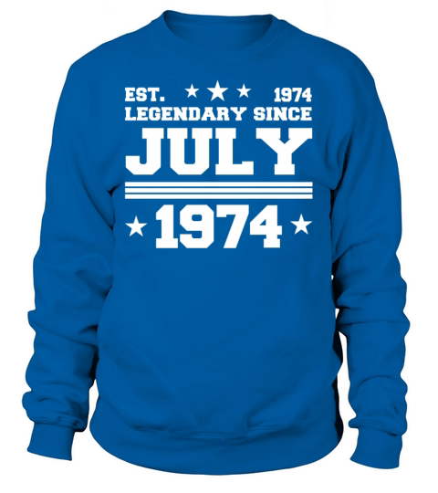 48th birthday July vintage 1974 gift idea Sweatshirt Unisex