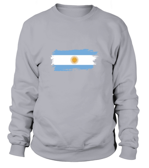 Abstract Flag Of Argentina Sweatshirt Unisex