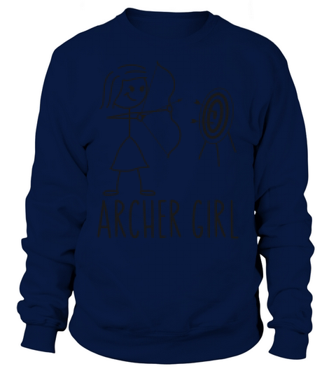 Archery Bow Archer Girl Vintage Sweatshirt Unisex