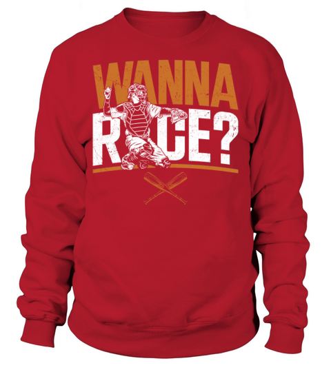 Baseball Fan Catcher Vintage Wanna Sweatshirt Unisex