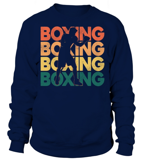 Boxing Retro Vintage Boxing Sweatshirt Unisex