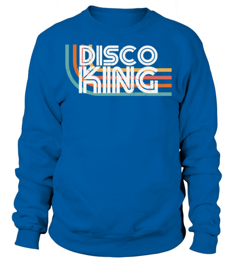 Disco King Retro Stripes Sweatshirt Unisex
