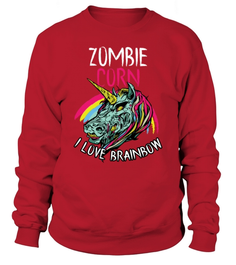 Funny Halloween Zombie Unicorn Sweatshirt Unisex