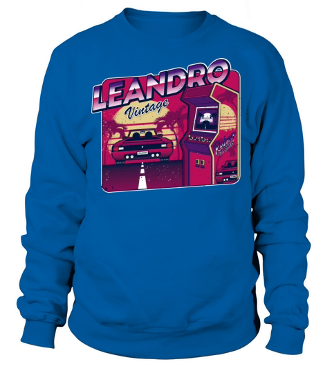 Leandro - Personalized Vintage Gamer 80s 90s Sweatshirt Unisex