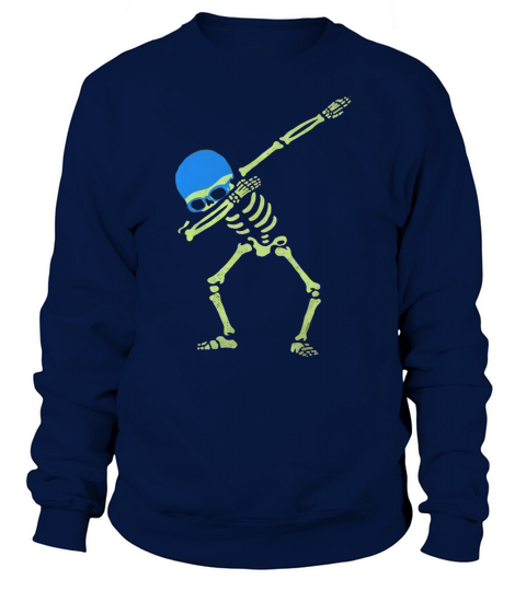 SWIMMING SKELETON DABBING Sweatshirt Unisex