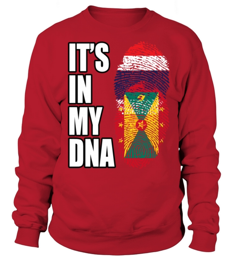 Thai And Grenadian Vintage Heritage DNA Flag Sweatshirt Unisex