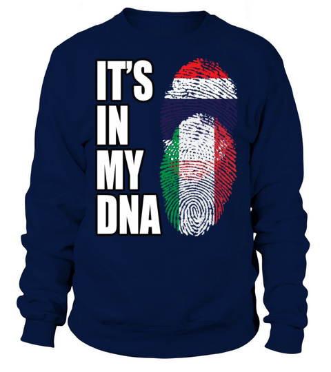 Thai And Italian Vintage Heritage DNA Flag Sweatshirt Unisex