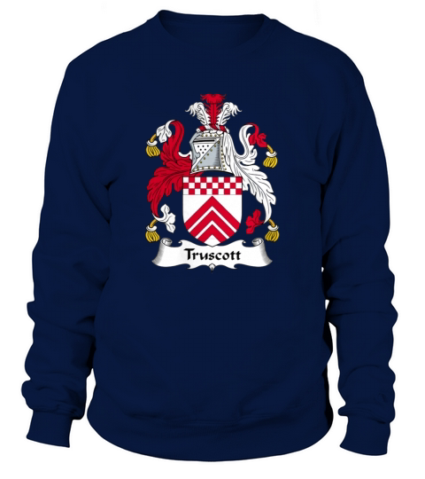 Truscott Family Crest British Family Crests - Coffee Mug (colored) Sweatshirt Unisex