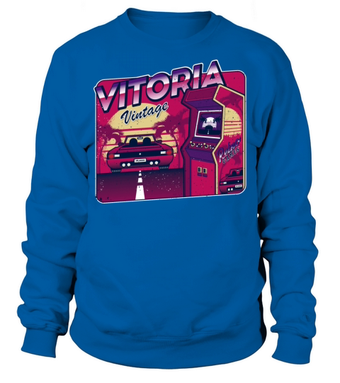 Vitoria - Personalized Vintage Gamer 80s 90s Sweatshirt Unisex