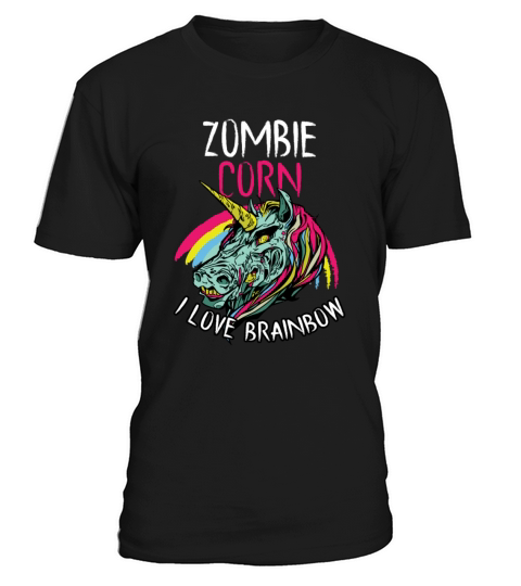 Funny Halloween Zombie Unicorn T-Shirt Unisex